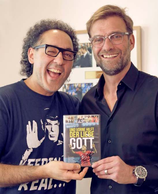 Mentaltrainer David Kadel mit Jürgen Klopp