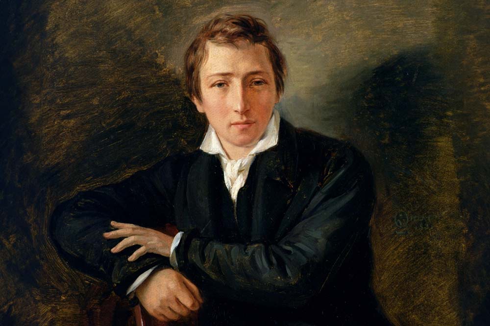 Heinrich Heine, gemalt von von Moritz Daniel Oppenheim - Magazin SCHULE